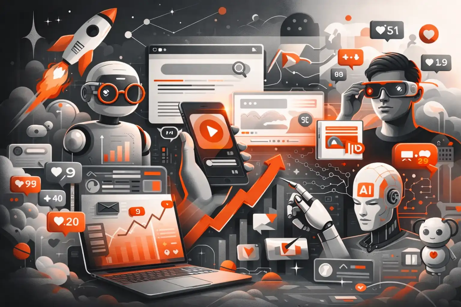 Freelance digital marketing Strategist in Abu Dhabi image for the future of digital marketing in 2026